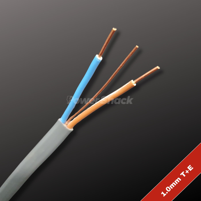 6242Y 1.0mm² Twin & Earth Cable - Grey