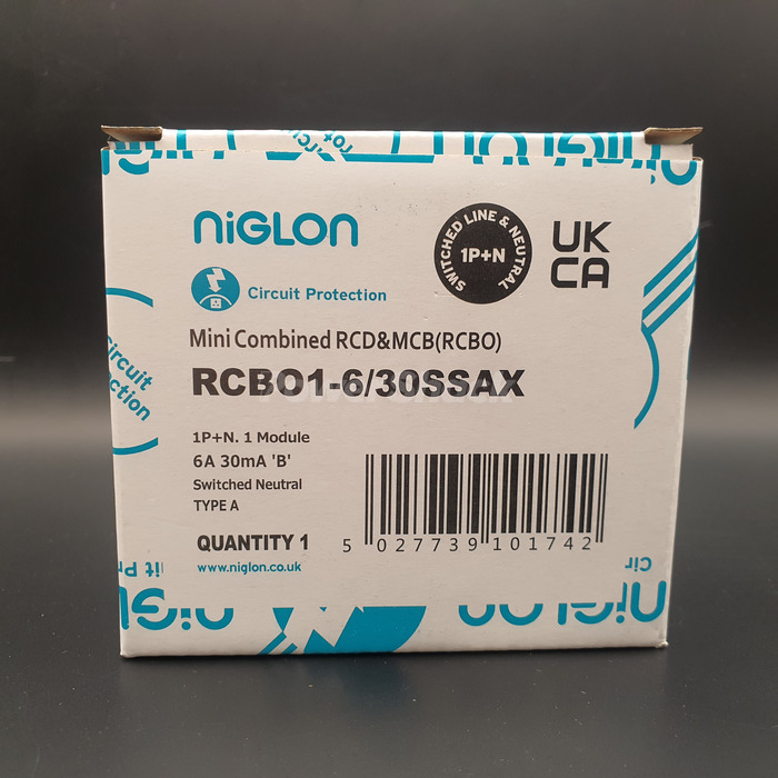 Niglon Type A DP Switched Line & Netural RCBO