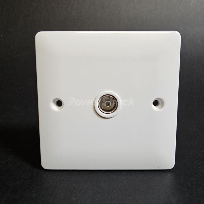 Verso 2 Gang Coaxial Socket