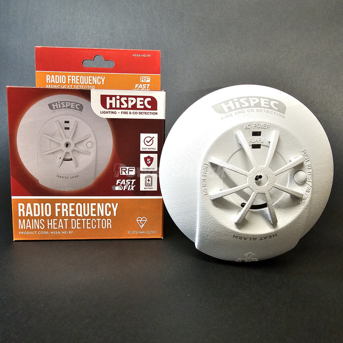 Hispec - Mains Heat Detector Radio Frequency