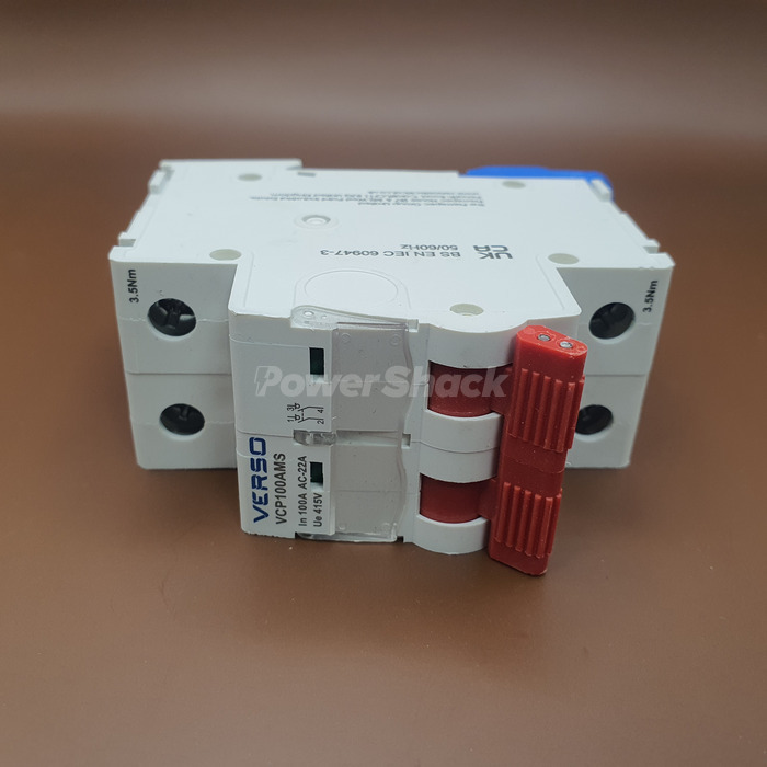 Verso 100A Double Pole Isolator