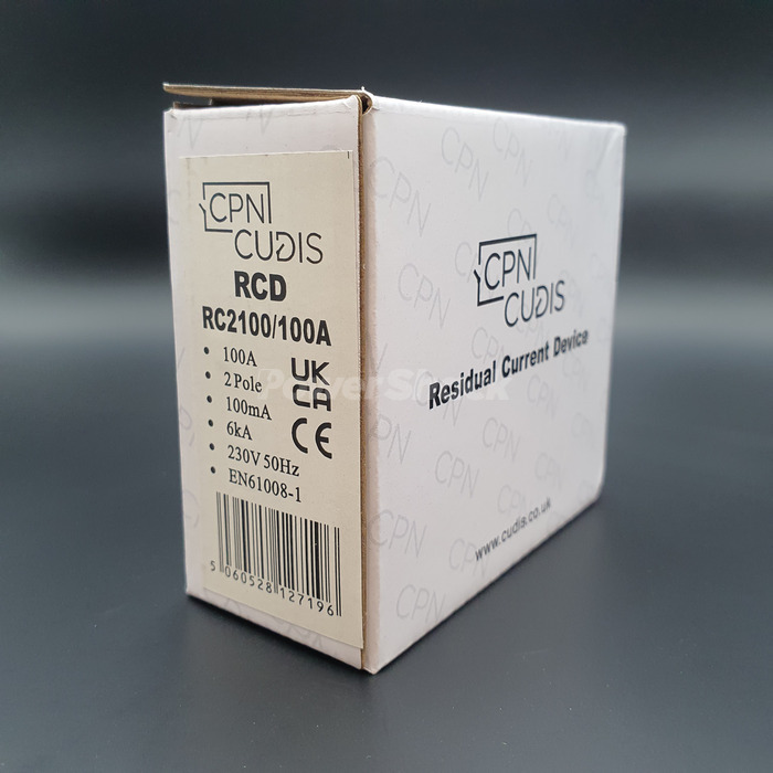 CPN Cudis 2 Pole 100mA Type A RCD