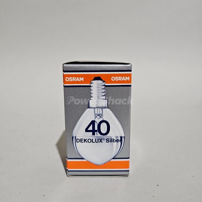 Osram DEKOLUX 40w Silver Crown E14