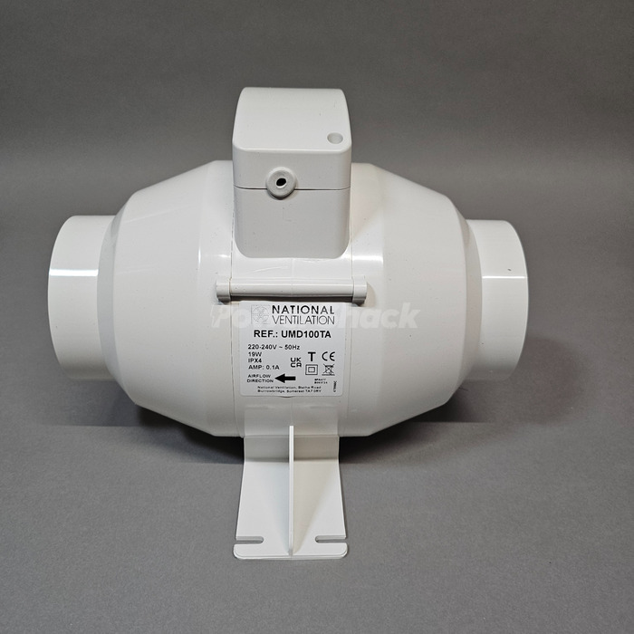 Monsoon Inline Extractor Fan with Timer