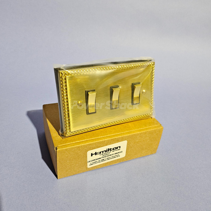 Hamilton Georgian Polished Brass Switch