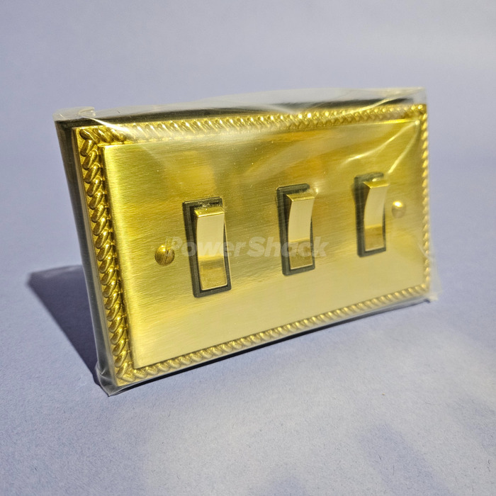 Hamilton Georgian Polished Brass Switch