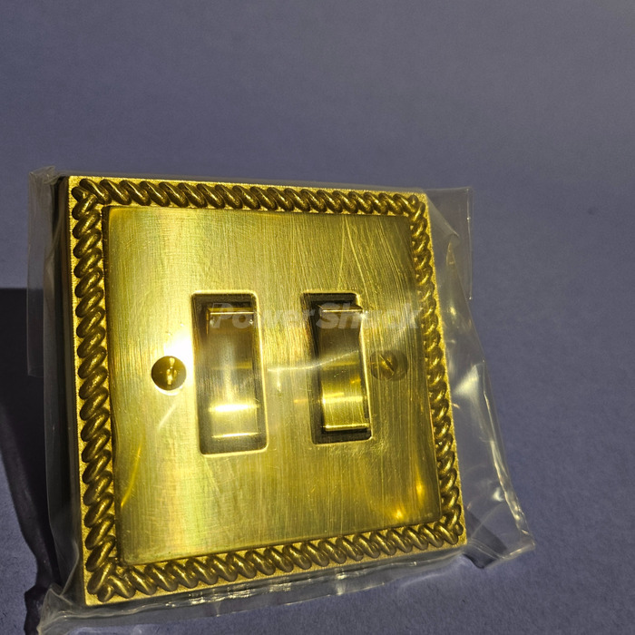 Hamilton Georgian Polished Brass Switch