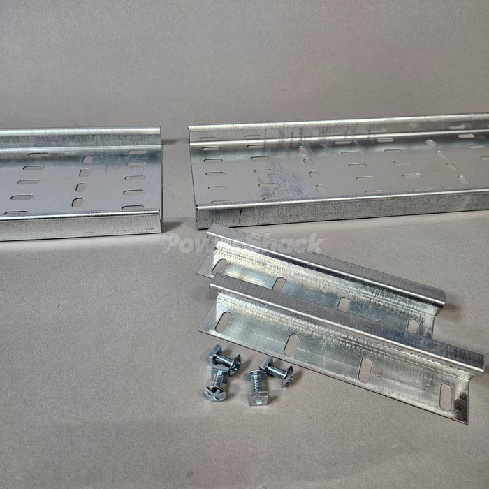 6" (150mm) Medium Duty Galv Cable Tray - 2m + Couplers