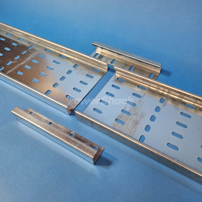 6" (150mm) Medium Duty Galv Cable Tray - 2m + Couplers