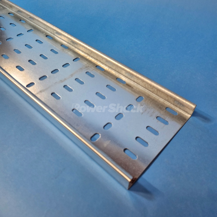 6" (150mm) Medium Duty Galv Cable Tray - 2m + Couplers