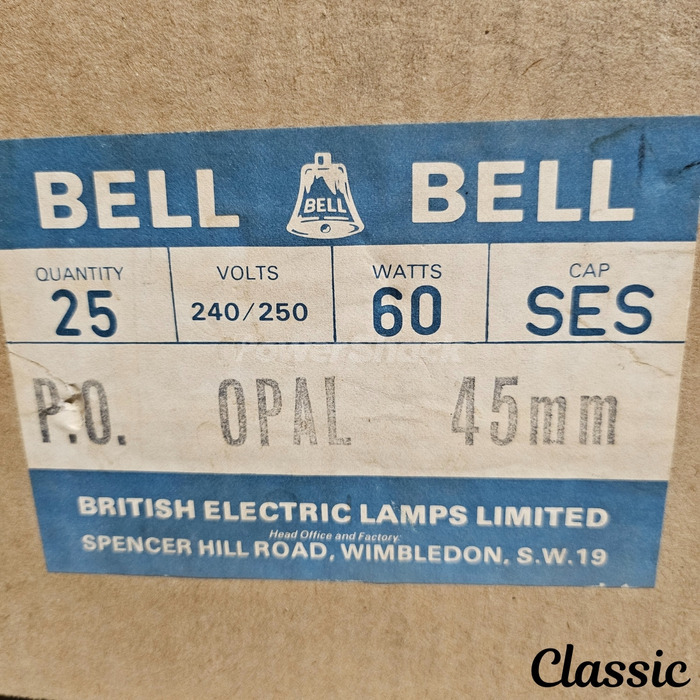 Bell 45mm Opal Candle Lamp - E14 - 60W