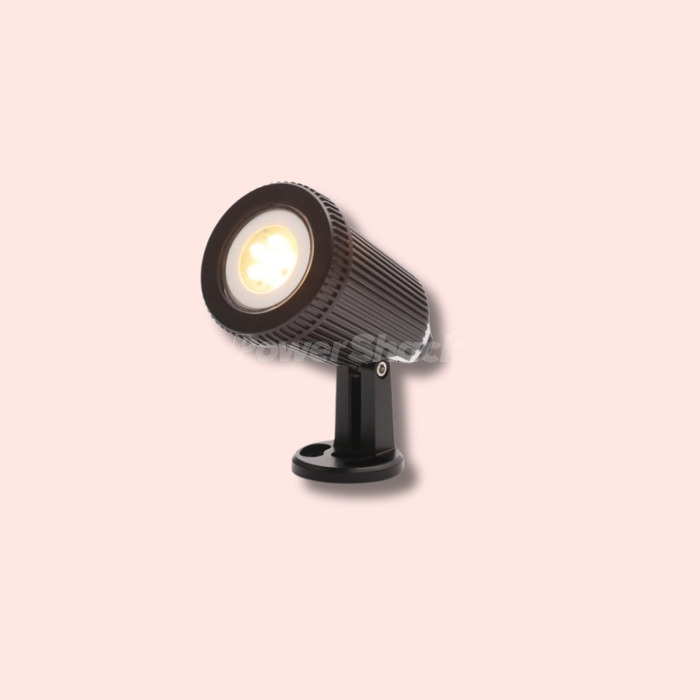 Forum Lighting Wells Dual Mount GU10 Ground Spike Light IP44 - Black