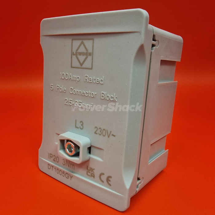 Lewden 100Amp 5 Way Terminal Block