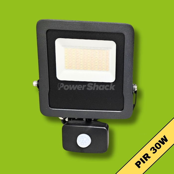 Diamond - Dunham PIR Tri Colour LED FloodLight - Black