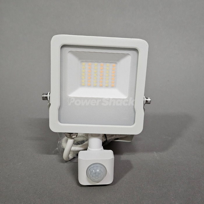 Diamond - Dunham PIR Tri Colour LED FloodLight - White