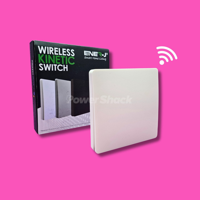 ENERJ White IP65 Wireless Kinetic Switch - Pro Range