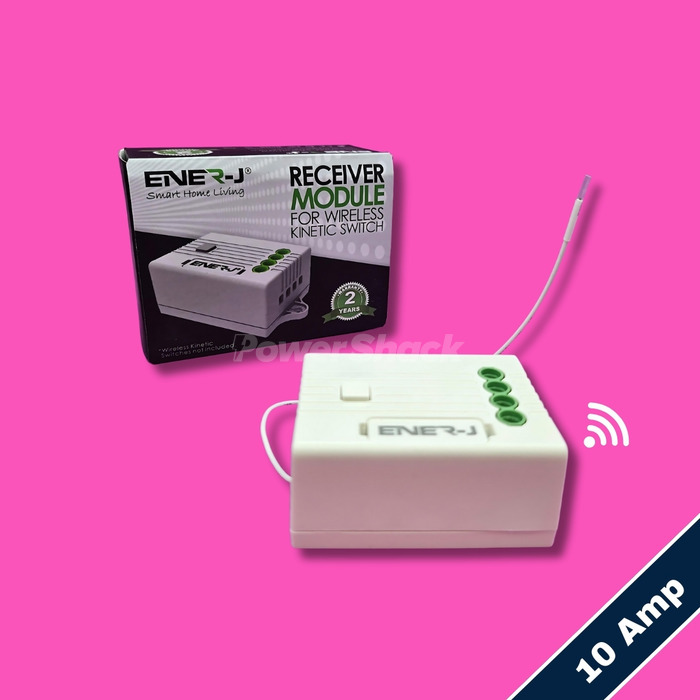 ENERJ On / Off Wireless Receiver for Kinetic Switches - Non-Dimmable