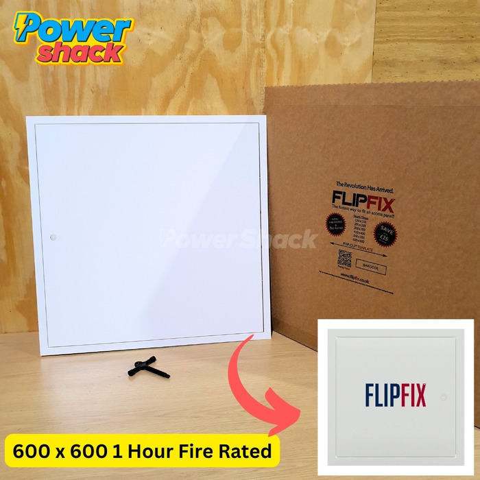 FlipFix Metal Access Panel / Inspection Hatch - Fire 1 Hour - 600 x 600