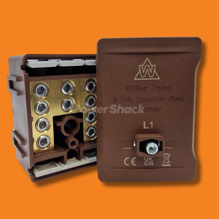 GPRO - 100amp 5 Way Terminal Block