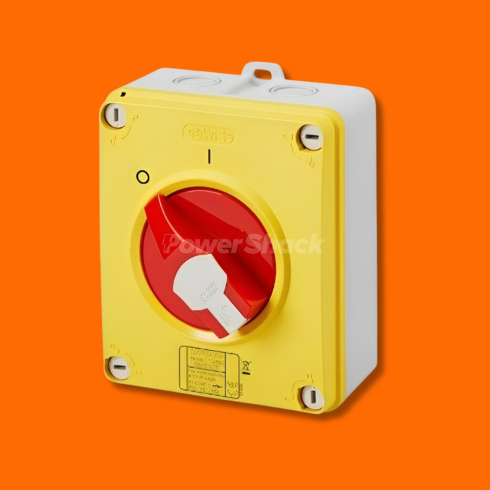 Gewiss Rotary Isolator Switch - 3 pole - IP66