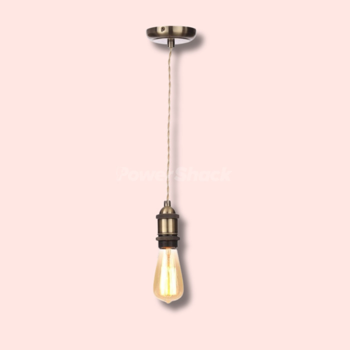 Forum Lighting Dale Vintage ES Pendant with Twisted Cable