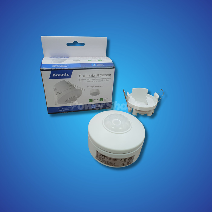 Kosnic 2 in 1 Surfaced and Recessed PIR Sensor