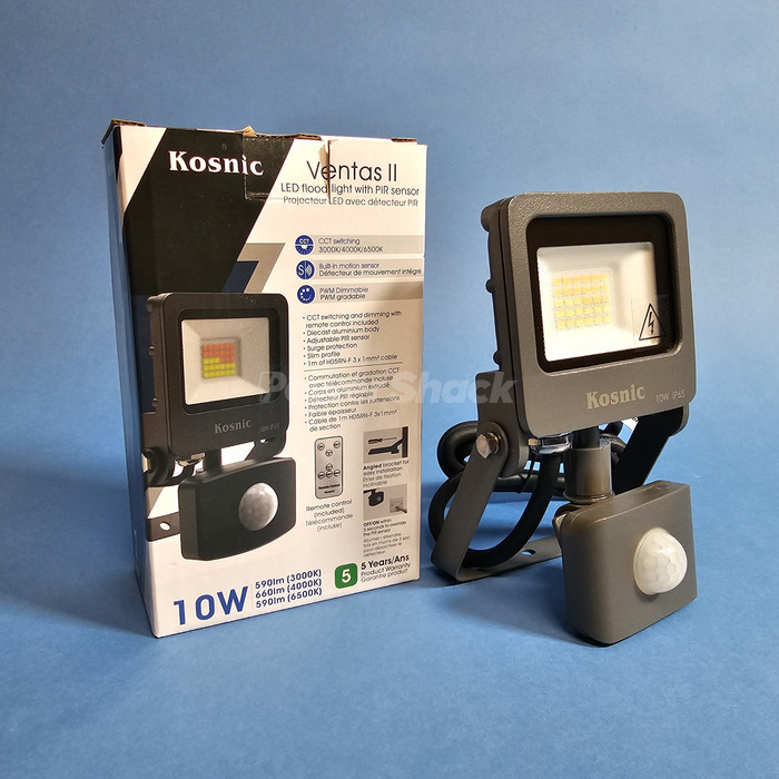 Kosnic Ventas II CCT Flood Light with PIR