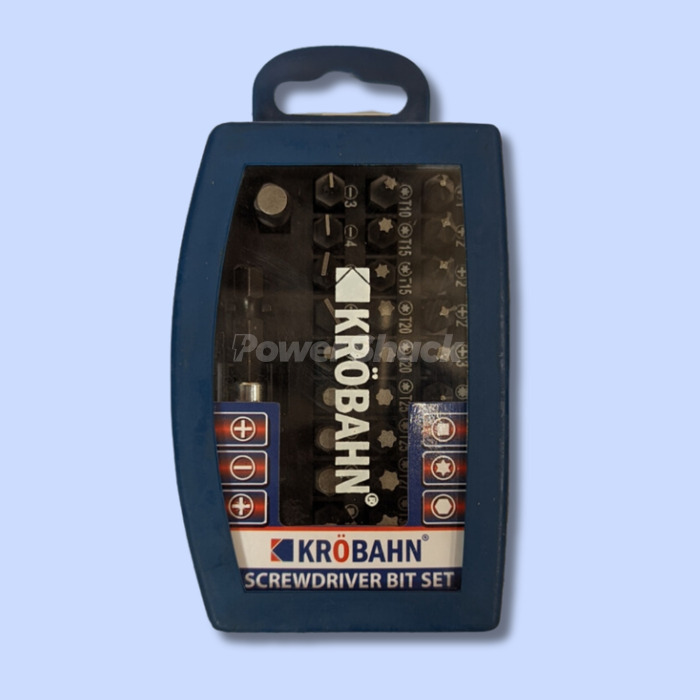 Krobahn 32 Peice Screwdriver Bit Set