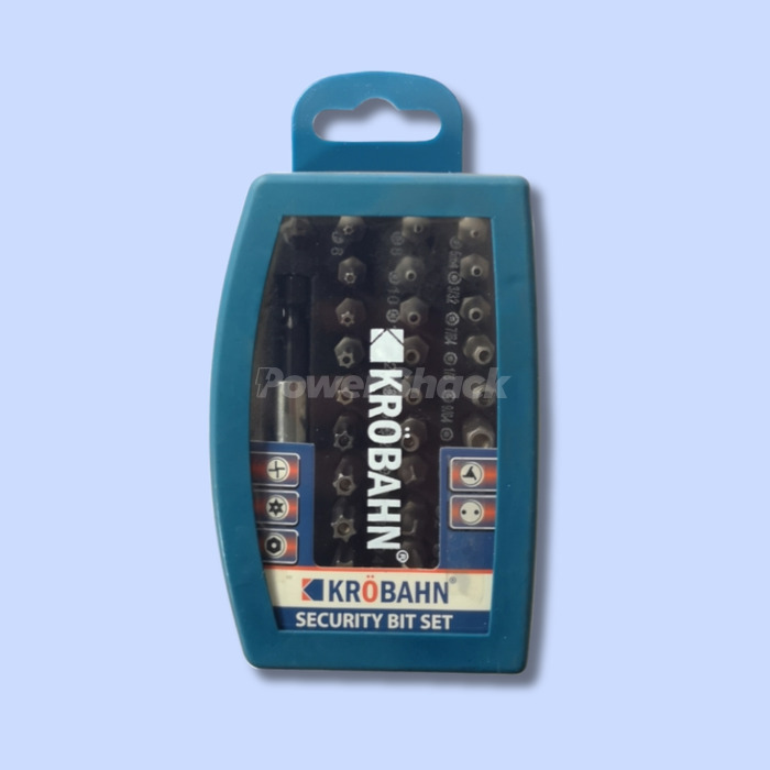 Krobahn 33 Piece Security Bit Set