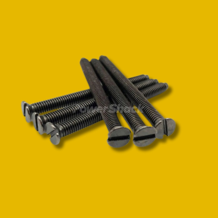 M3.5 x 50mm Black Flat Head Socket Screws