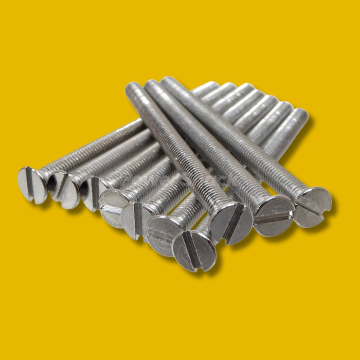 M3.5 Nickel Plated Flat Head Socket Screws