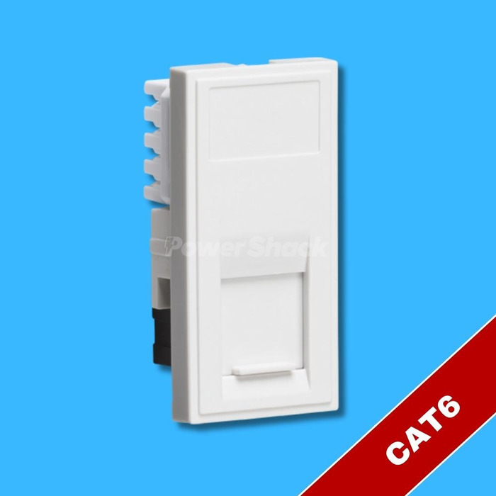 Knightsbridge Data Module RJ45 25 x 50mm - White