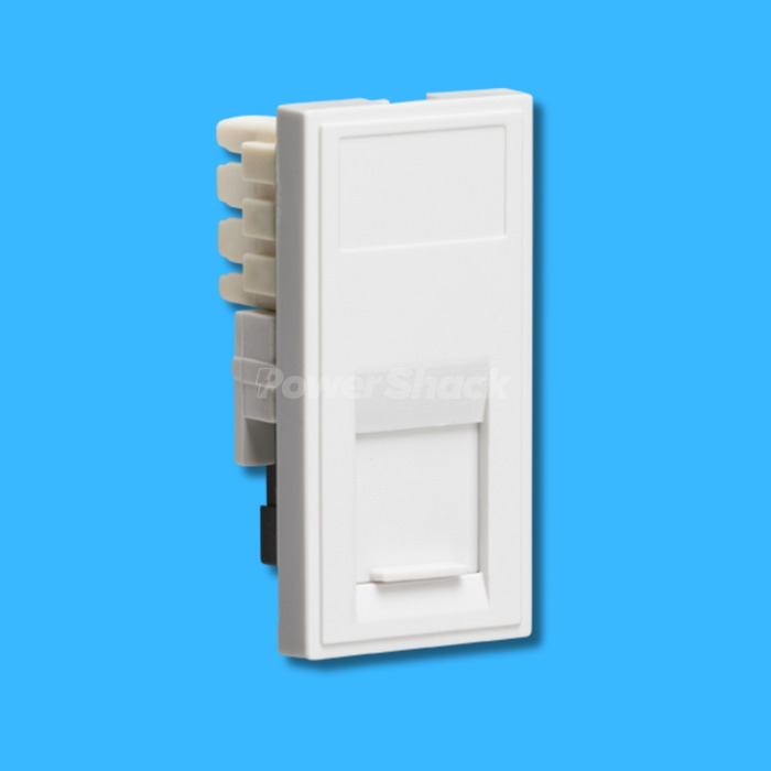 Knightsbridge RJ11 Data Module 25 x 50mm - White