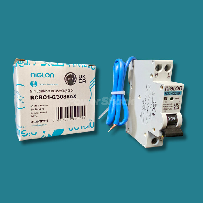 Niglon Type A DP Switched Line & Netural RCBO