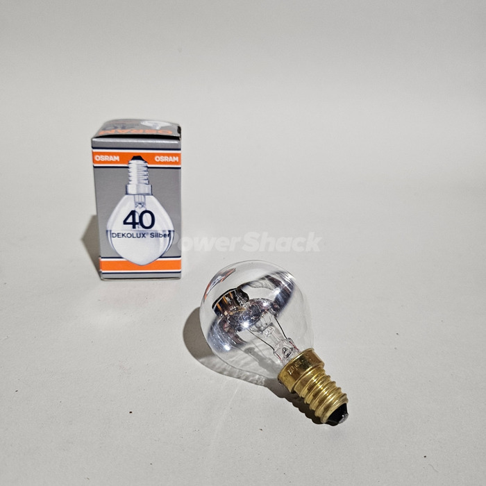 Osram DEKOLUX 40w Silver Crown E14