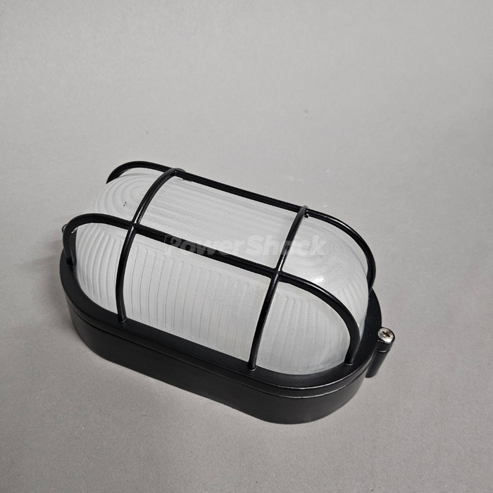 Ovia BARRA Bulkhead Black with Grill IP54