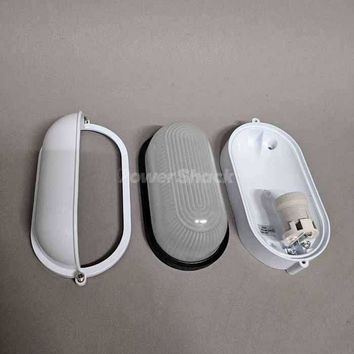 Ovia BARRA Eyelid Bulkhead White IP54