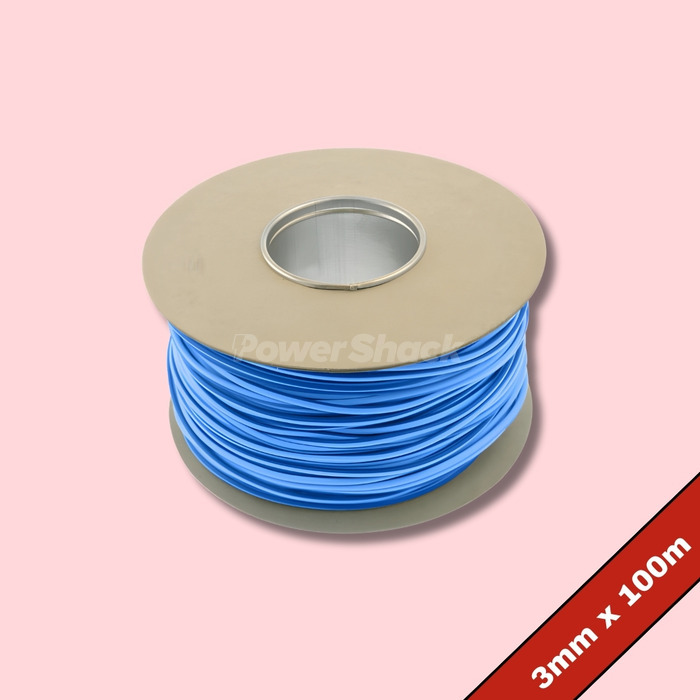 UNICRIMP Blue PVC Sleeving 100m