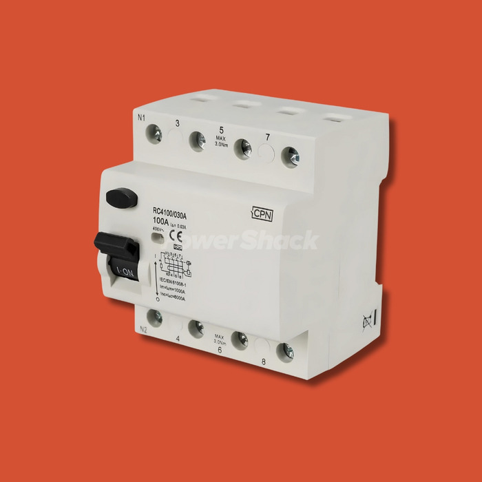 CPN Cudis 4 Pole 300mA Type A RCD