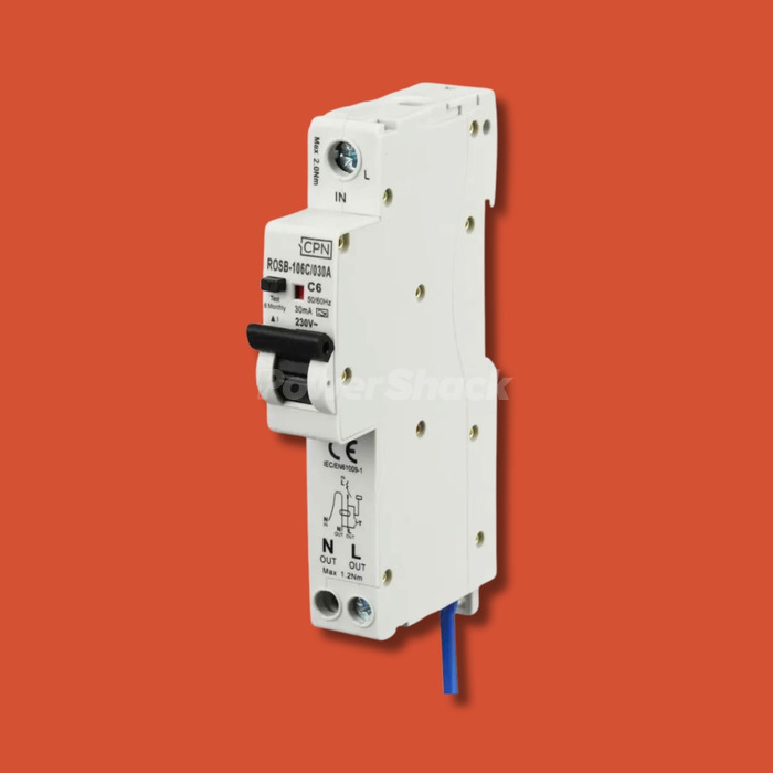 CPN Cudis ROSB Type A 10kA RCBO (C Curve)