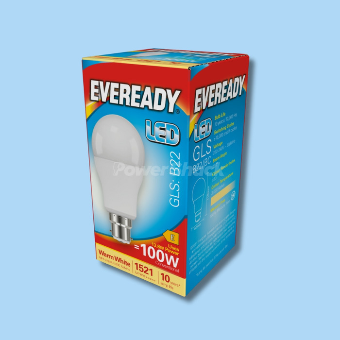 Eveready 13.8W LED GLS Lamps - Warm White - 1,521lm