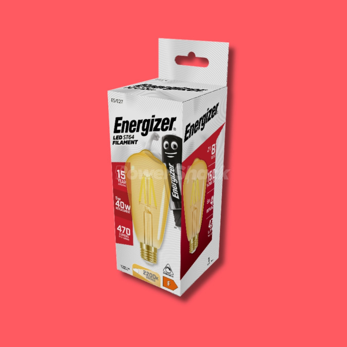 Energizer 5W Dimmable LED Filament Gold ST64 - 470lm