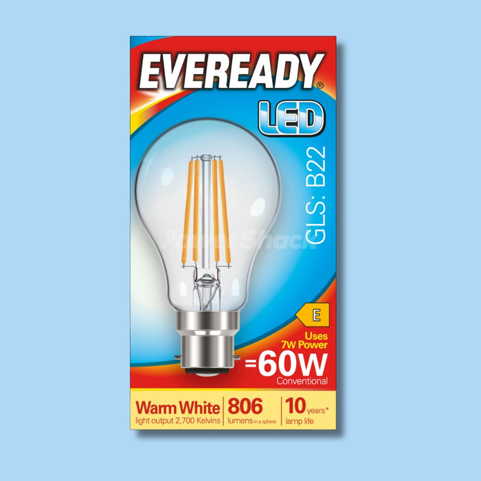 Eveready 7W LED Filament GLS - 806lm