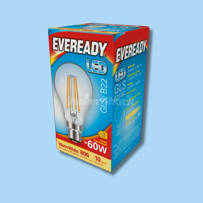 Eveready 7W LED Filament GLS - 806lm