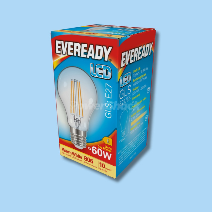 Eveready 7W LED Filament GLS - 806lm