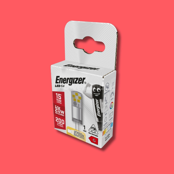 Energizer 2.4W LED G4 Lamp - 200lm