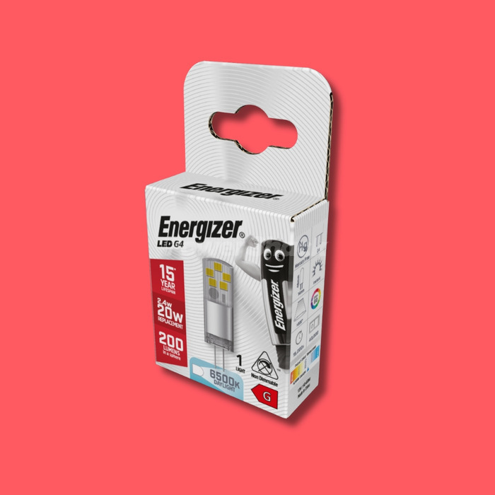 Energizer 2.4W LED G4 Lamp - 200lm