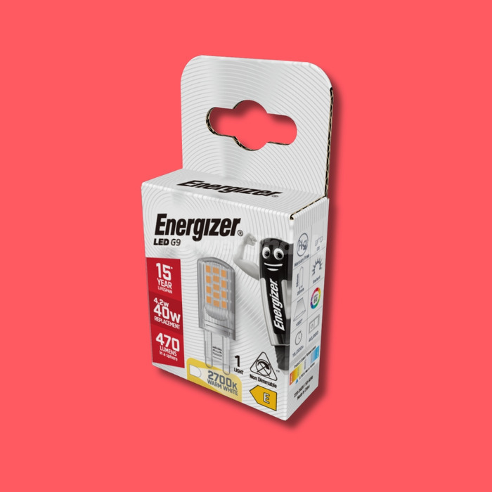 Energizer 4.2W LED G9 Lamp - 470lm