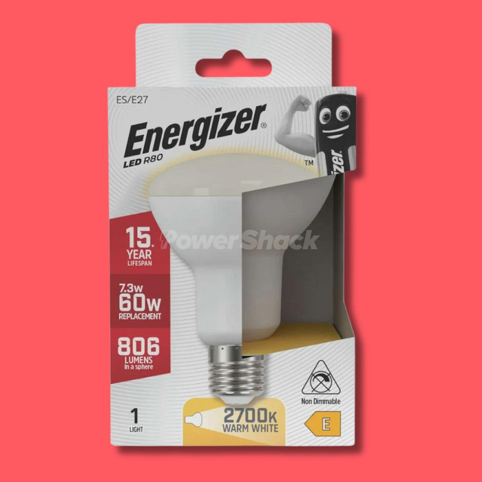 Energizer LED R80 Reflector Spot - 2,700K (Warm White)