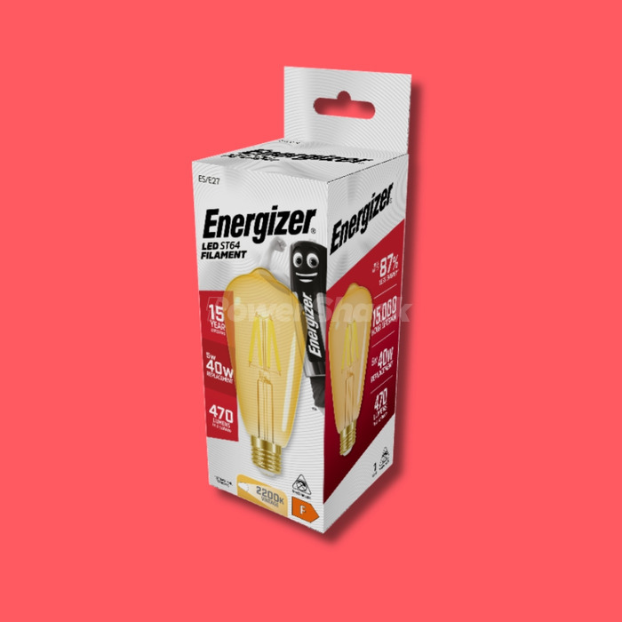 Energizer 5W LED Filament Gold ST64 - 470lm